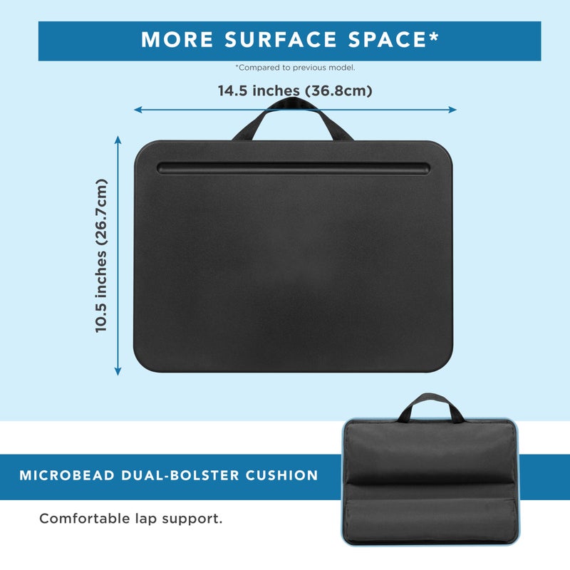 LAPGEAR Compact Lap Desk - Fits up to 15 Inch Laptops - Black - Style No. 43108 - Image 5